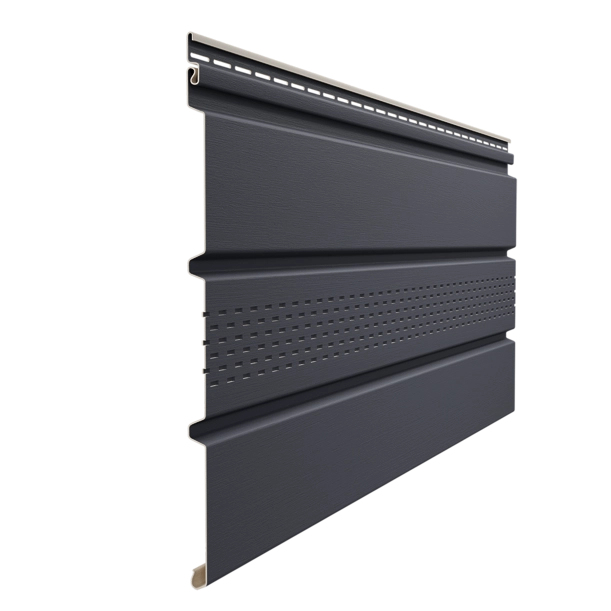 Софит Docke Premium, T4 с центральной перфорацией, графит