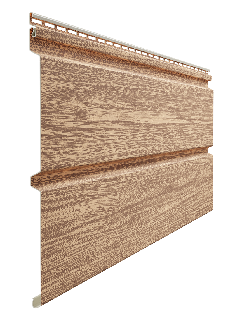 Сайдинг LUX под дерево, Брус, рябина