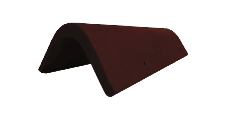 Боковая универсальная черепица Braas коричневый