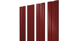 Штакетник Twin с прямым резом 0.45 PE RAL 3011 коричнево-красный