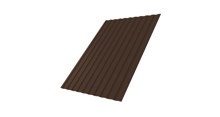 Профнастил С8А 0,5 Satin Мatt RAL 8017 шоколад