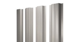 Штакетник П-образный A с прямым резом 0,45 Print Elite Milky Wood TwinColor