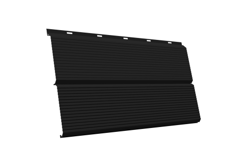 ЭкоБрус 0,345 Gofr GL 0.5 Satin RAL 9005 черный