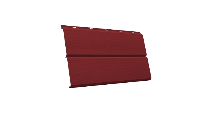 ЭкоБрус 3D GL 0.45 PE с пленкой RAL 3011 коричнево-красный