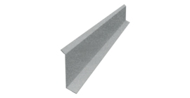 Планка примыкания в штробу 60 - 0.45 мм Zn Цинк (2 м)