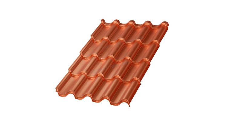 Металлочерепица Металл Профиль Монтерроса-SL (AGNETA-03-Copper\Copper-0.5)