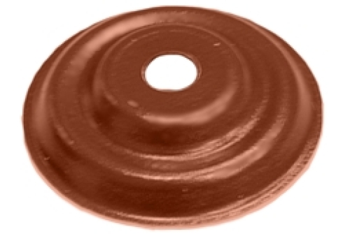 Накладка декоративная кронштейна трубы Grand Line на кирпич RAL 8004 терракота