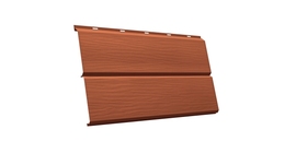 ЭкоБрус 3D 0,345 GL 0.45 Drap с пленкой RAL 8004 терракота