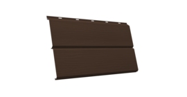 ЭкоБрус 3D 0,345 GL 0.5 PurLite Matt с пленкой RAL 8017 шоколад