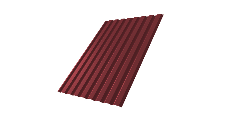 Профнастил С20A 0.45 Drap TR RAL 3005 красное вино