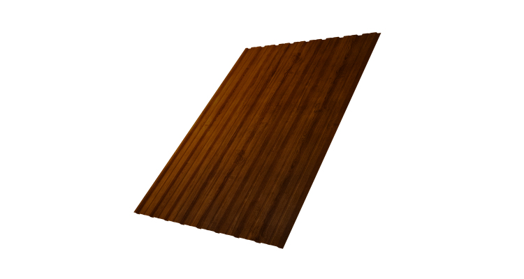 Профнастил С10B 0.45 Print-Double Premium Golden Wood Intense F