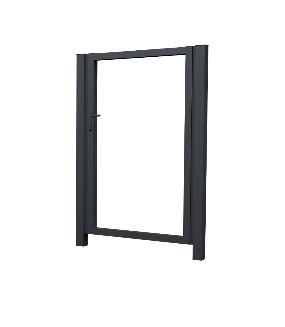 Калитка Жалюзи Texas 1.8х1 RAL 7024 без заполнения (ламель150 мм)