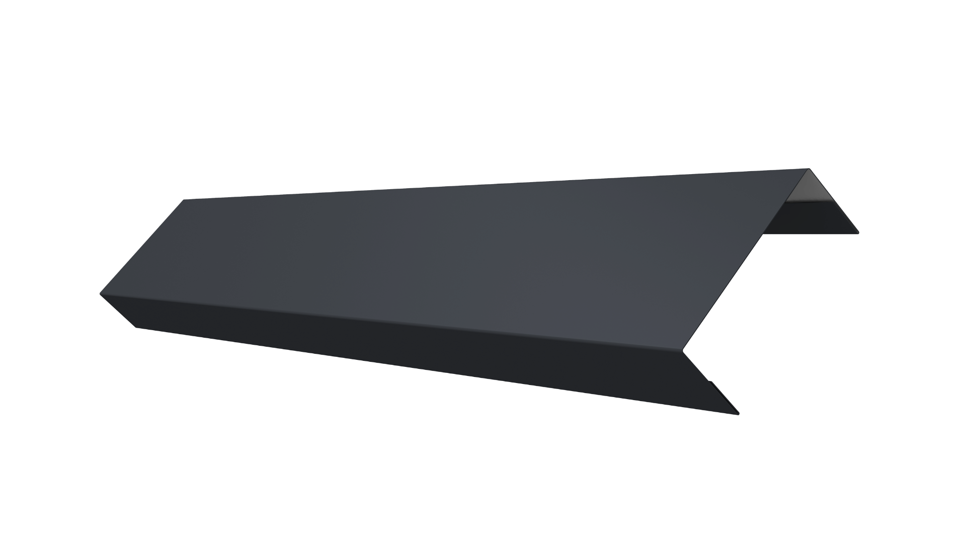 Ламель лицевая 50 забора жалюзи Texas 0.45 Drap TwinColor с пленкой RAL 7024 мокрый асфальт