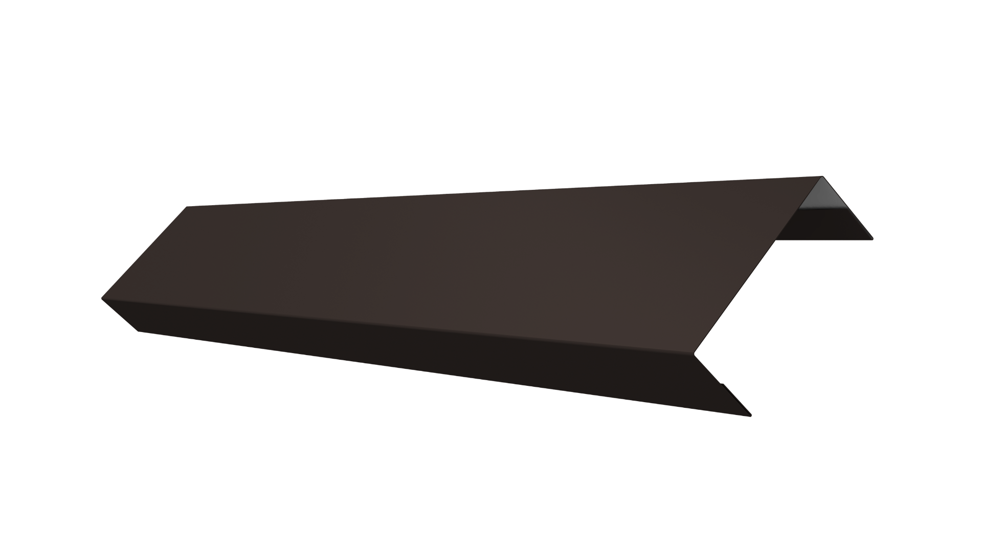 Ламель обратная 50 забора жалюзи Texas 0.45 PE с пленкой RR 32 темно-коричневый