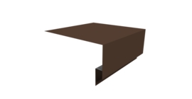 Планка околооконная сложная Экобрус Grand Line 200х75х25 0,45 PE с пленкой RAL 8017 шоколад (2м)