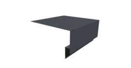 Планка околооконная сложная Экобрус Grand Line 250х75х25 0,45 Drap ST RAL 7024 мокрый асфальт (2м)