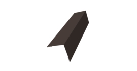 Угол внешний 50x50 0,5 Drap RR 32 темно-коричневый (3м)