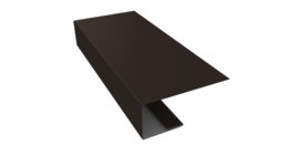 J-Профиль 18мм 0,45 Drap TX RR 32 темно-коричневый (2м)