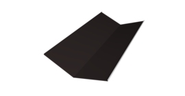 Планка ендовы нижней 300х300 0,45 Drap RAL 9005 черный (3м)