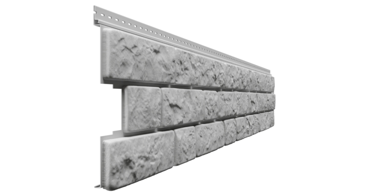 Сайдинг LUX под камень, Bergart, табак