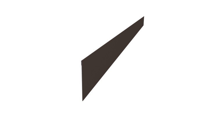 Ламель забора жалюзи Palermo 0,5 Drap TX RR 32 темно-коричневый