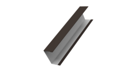 Крышка жалюзи Milan, Tokyo для калиток, ворот 0,45 Drap RR 32 темно-коричневый (3м)