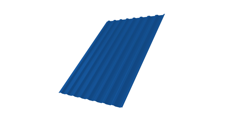 Профнастил С20В 0,7 PE RAL 5005 сигнальный синий